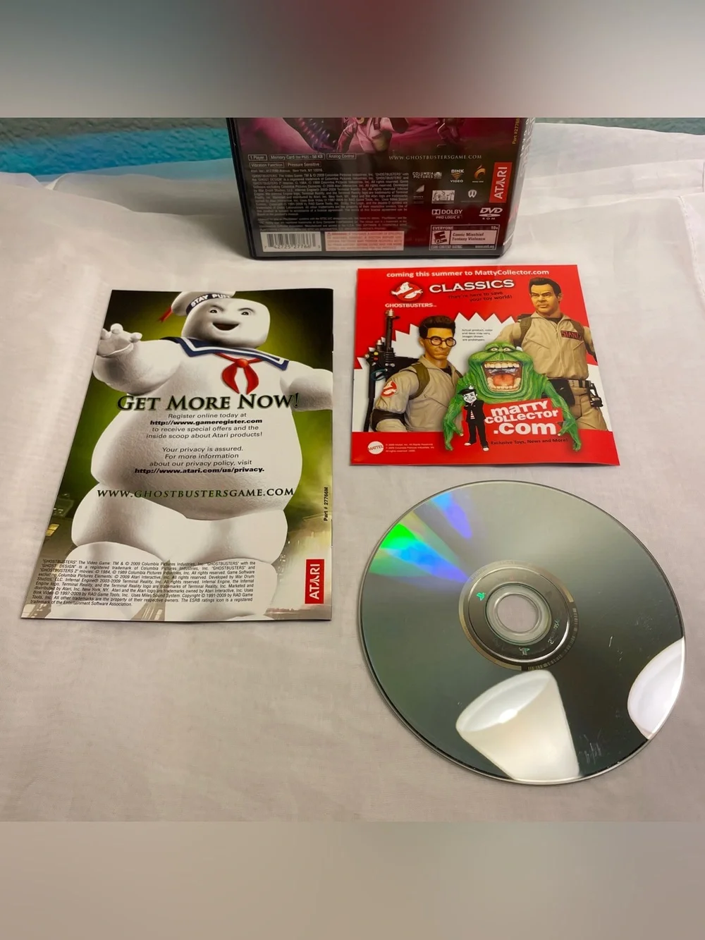 Ghostbusters: The Video Game (PlayStation 2 PS2 2009) CIB Complete Tested Works